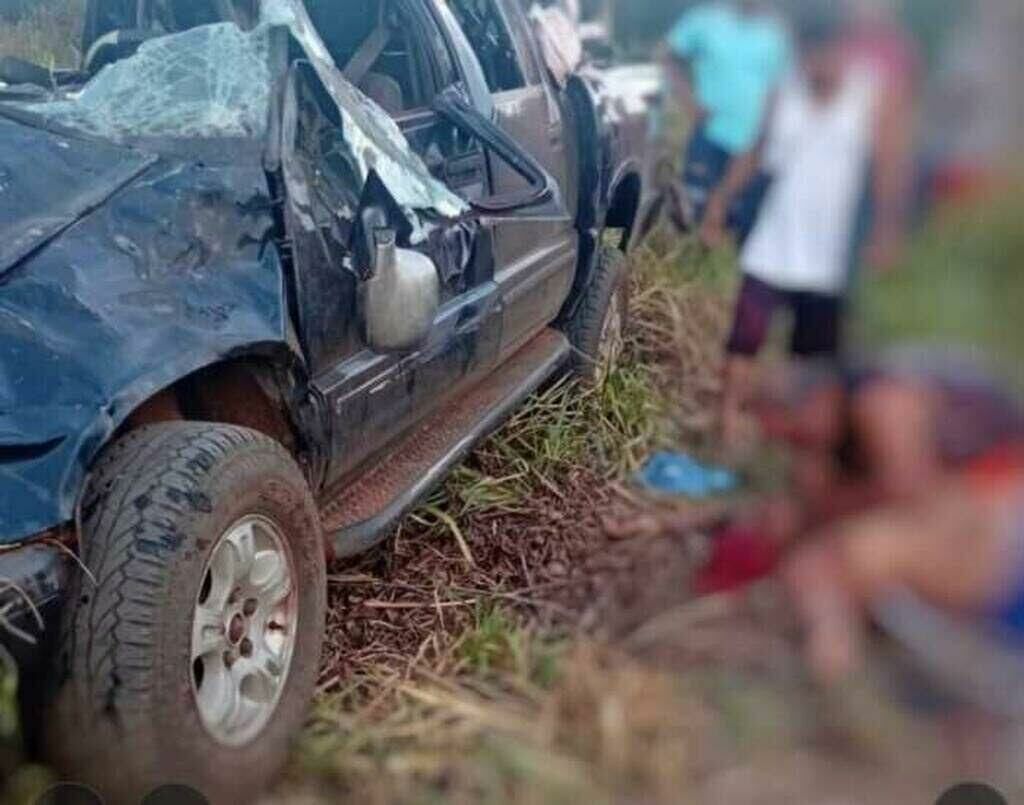 Imagem de compartilhamento para o artigo Jovem morre após capotamento em estrada rural entre Paraíso das Águas e Água Clara da MS Todo dia